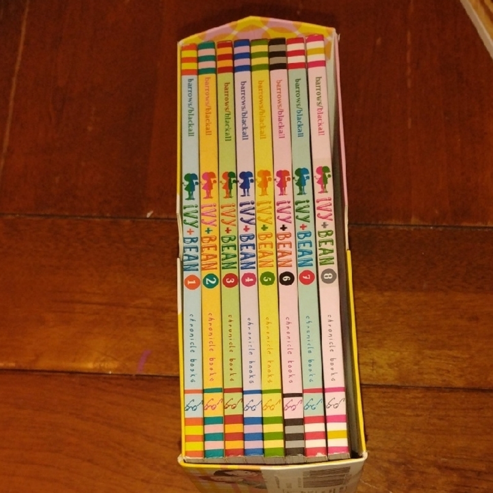 Ivy and Bean 8-Book Collection without Activity Journal - Yellow and Pink - Picture 2 of 2